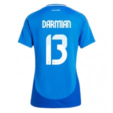 Italia Matteo Darmian #13 Hjemmedrakt Kvinner EM 2024 Kortermet